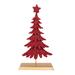 The Holiday Aisle® Dickens Beaded Christmas Tabletop Tree Metal in Red/Yellow | 19.2 H x 10 W x 3.5 D in | Wayfair B3C6A4F26809456BA71A544DA3038B53