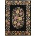 Vegetable Dye Aubusson Wool/ Silk Area Rug Hand-knotted Bedroom Carpet - 5'9" x 8'0"