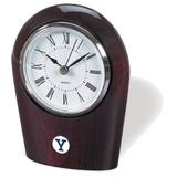 Silver Yale Bulldogs Palm Clock
