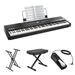 Alesis Recital Pro 88-Key Digital Piano with Hammer-Action Keys and Essentials Kit RECITALPROXUS