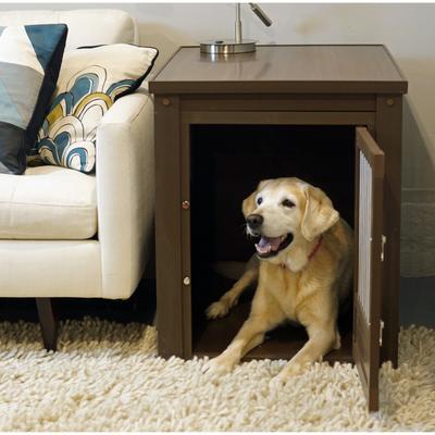 InnPlace™ Pet Crate & End Table by New Age Pet in Russet