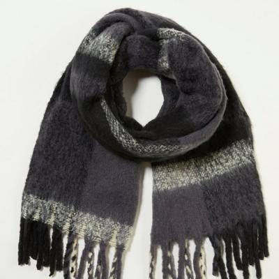 Lucky Brand Recycled Blanket Scarf - Women's Accessories Scarves Scarf Bandana in Black