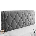 PPGE Home Stretch Bed Headboard Cover Bed/Headboard Slipcover Protector Double Thick Padded Lining Scratch Pad for Bedroom Decoration, Washable #1-180CM