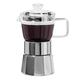 OGGI Stovetop Espresso Maker Moka Pot- 4 cup (4oz), Borosilicate Glass, Italian Coffee Maker, Espresso Coffee Maker, Stovetop Coffee Maker