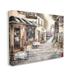 Stupell Industries Traditional Village City Architecture Charming Bistro Scene by Ruane Manning - Graphic Art Canvas in Gray/White | Wayfair