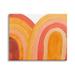 Stupell Industries Overlapping Summer Rainbows Bold Red Orange Curves by Emily Navas - Painting Canvas in White | 36 H x 48 W x 1.5 D in | Wayfair