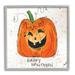 Stupell Industries Happy Halloween Festive Pumpkin Splatter Jack-O-Lantern by Molly Susan Strong - Painting Canvas in Green | Wayfair