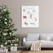 Stupell Industries Christmas Fun Illustrated Item List Festive Holiday Traditions by Lucille Price - Graphic Art Print Canvas in White | Wayfair