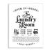 Stupell Industries Vintage Laundry Room Definition Wash Dry Fold by Lettered & Lined - Advertisements Print in Brown | Wayfair ae-999_wd_10x15