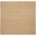 White 60 x 0.47 in Area Rug - Beachcrest Home™ Erroll Pollux Carolene Geometric Handmade Tufted Jute Natural Jute & Sisal | 60 W x 0.47 D in | Wayfair