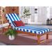 Mercury Row® Faunce 80.9" Long Reclining Eucalyptus Single Chaise w/ Cushions Wood/Solid Wood in Brown | 37.4 H x 24.8 W x 80.9 D in | Outdoor Furniture | Wayfair