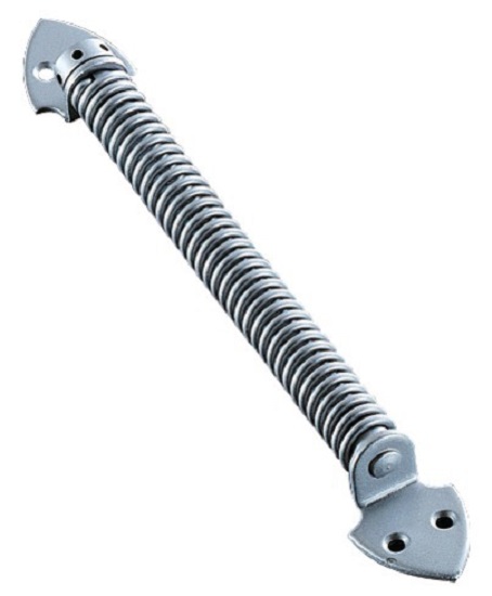 Ferme-porte à ressort Spiral modèle n°72 avec verni diamètre 19 mm acier finition argent GROOM 172001U