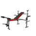 INTBUYING Adjustable Weight Fitness Bench Press Set for Workout Gym Home Exercise Lift Muscles Fitness