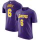 "T-Shirt Jordan Statement nom et numéro Los Angeles Lakers - Lebron James - Hommes - Homme Taille: S"