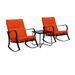 Saint Birch 3-piece set Rocking Chairs with End Table