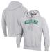 Men's Champion Heathered Gray William & Mary Tribe Reverse Weave Fleece Pullover Hoodie