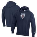 Men's Champion Navy Pennsylvania Quakers Reverse Weave Fleece Pullover Hoodie