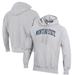 Men's Champion Heathered Gray Montana State Bobcats Reverse Weave Fleece Pullover Hoodie