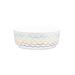 Multicolor Sketched Wave Ceramic Dog Bowl, 8 Cup, Large, Multi-Color