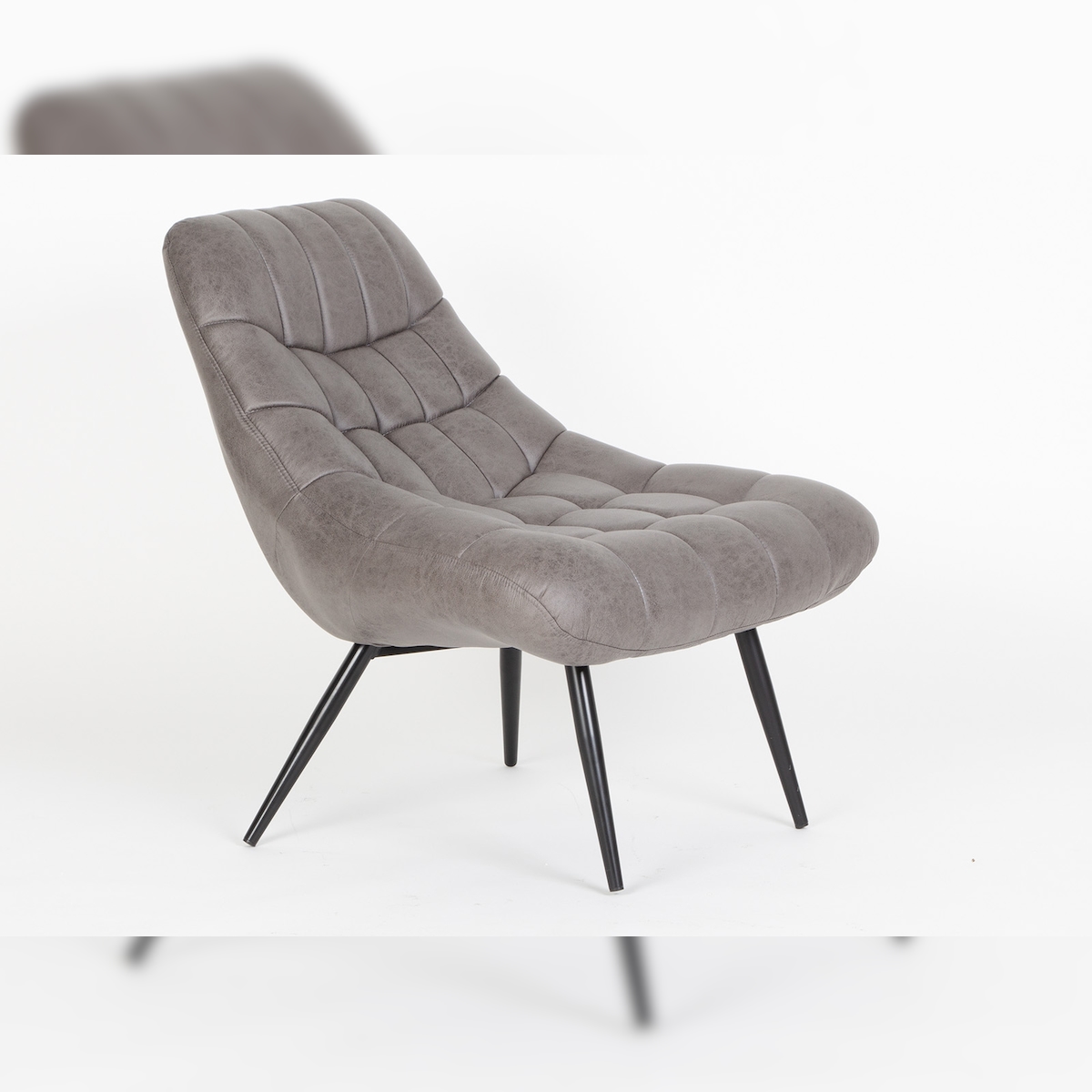 SalesFever Sessel XXL | Kunstleder | B 76 x T 85,6 x H 85,6 cm | Dunkelbraun Image