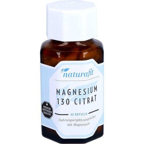 NaturaFit – Magnesium 130 Citr Kapseln Mineralstoffe