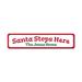 Lizton Sign Shop, Inc Santa Stop Here Custom Aluminum Sign Metal | 4 H x 18 W x 0.04 D in | Wayfair 28-A418