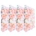 YINXIER Artificial Flower Wall Panel Wedding Silk/Plastic/Fabric in Pink/White | 15.74 H x 23.62 W x 1 D in | Wayfair W1517