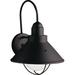 Kichler Lighting 1 - Bulb 14.5" H Outdoor Barn Light Aluminum/Metal in Black | 14.25 H x 10.25 W x 11.75 D in | Wayfair 9023BK