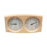 Thermomètre Hygromètre en bois d...
