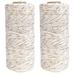 Just Artifacts ECO Bakers Twine 110yd 12Ply Striped Metallic Gold (2-Pack)