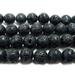 4mm 15.5 Inches Black Lava Round Beads For Jewelry Making