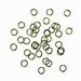 Open Jump Rings 24 Grams approx 500pc Antique Gold plated Brass 5mm Round 21 Gauge