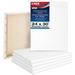 U.S. Art Supply 24 x 30 inch Stretched Canvas 12-Ounce Triple Primed 6-Pack - Professional Artist Quality White Blank 3/4 Profile 100% Cotton Heavy-Weight Gesso - Acrylic Pouring Oil Painting