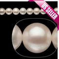 White Pearl Beads B+ Grade Excellent Luster Shine Natural Color Cultured Freshwater Pearls Round 10-9.5mm