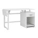 Sew Ready Pro Line Wood Sewing Table with Storage in White