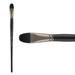 Creative Mark Black Swan Paint Brush Synthetic Red Sable Brushes For Acrylics Oils Glazings & Heavy Body Media - Single Brush Only - [Filbert - Size 18]