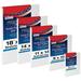 Professional Quality Stretched Canvas 12-ounce Primed Variety Pack Rectangle Assortment (18x24 14x18 11x14 8x10 5x7)