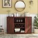 DH BASIC Rustic 51" Sideboard Buffet with Wine Storage by Denhour