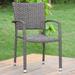 Ibiza Resin Wicker/Aluminum Outdoor Dining Chair (Set of 6)