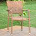 Ibiza Resin Wicker/Aluminum Outdoor Dining Chair (Set of 2)