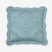 Amelia Euro Sham by BrylaneHome in Seaglass (Size EURO)