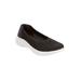 Extra Wide Width Women's CV Sport Laney Slip On Sneaker by Comfortview in Black (Size 8 WW)