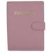 Leather Passport Holder Cover Wallet Card Case Travel Document Organizer Snap Closure