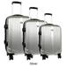 J World Concord 3 Piece Polycarbonate Expandable Spinner Luggage Set