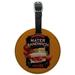 Back 40 Classic Tomato Mater Sandwich Right Off the Vine Farm Farming Round Leather Luggage Card Suitcase Carry-On ID Tag