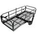 Foldable Hitch Cargo Carrier Mounted Basket Luggage Rack with 2 inch Receiver