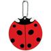 Lady Bug Ladybug Insect Round Luggage ID Tag Card for Suitcase or Carry-On