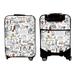 OH Fashion Travel Luggage New York Spinner Suitcase Lightweight 25-INCHES with Lock OH Fashion Travel the World Collection