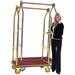 Aarco Products LC-2B-4P 72 in. Bellmans Luggage Cart - Brass