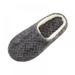 Big Save Cotton Slippers Suede Non-slip Cotton Slippers Jacquard Soft Bottom Indoor Cotton Slippers Winter Warm Home Floor Bedroom Shoes